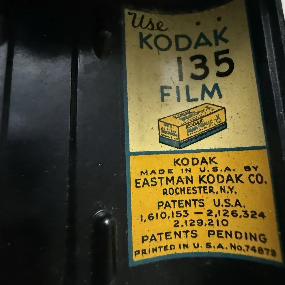 Vintage Kodak 35 Rangefinder Camera w/ Anastar‎ 50mm f/3.5 Lens Untested AS IS